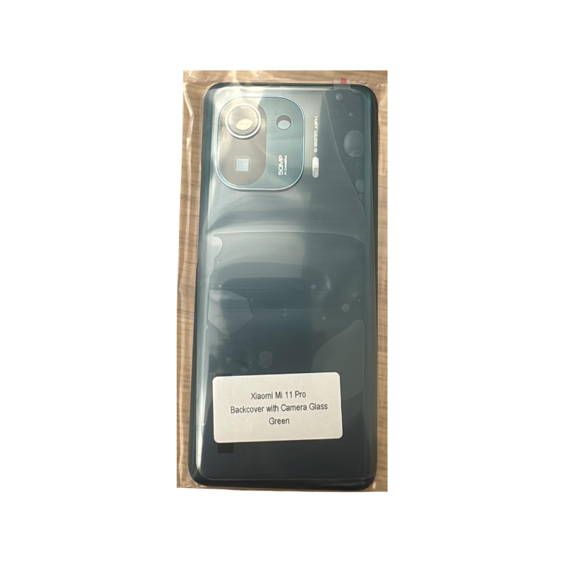 Xiaomi Mi 11 Pro Backcover Grün – Rückseite mit Kameraglas