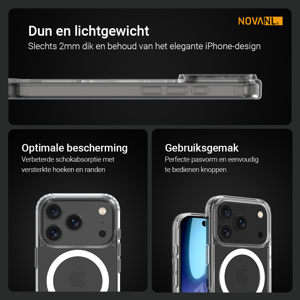 NovaNL ShockShield – am iPhone, Vorderseite