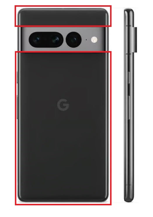 Google Pixel 7 Pro Rückseite Reparatur (Original)