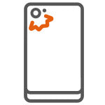 Defekte Kamera am Smartphone, Tablet oder Laptop.