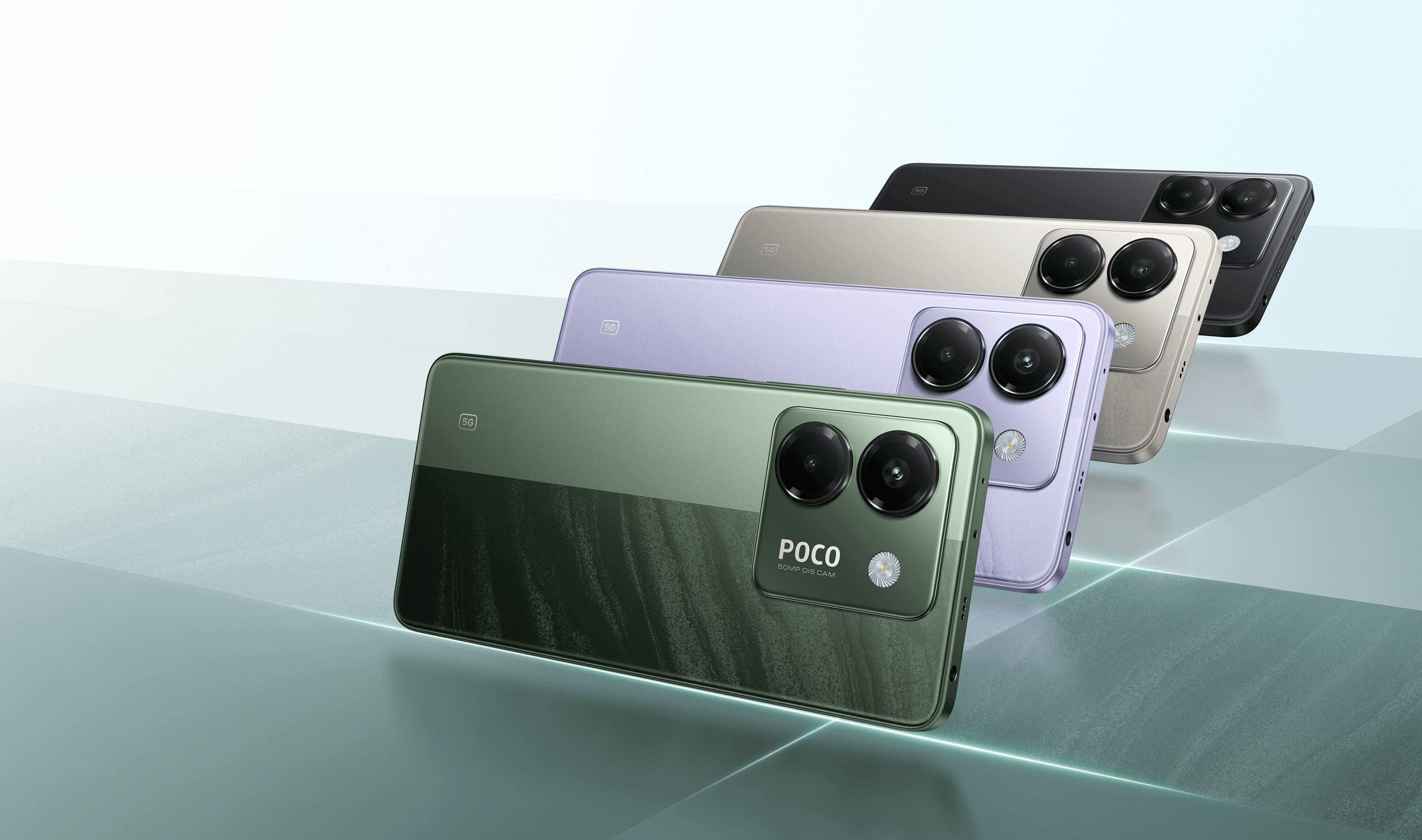 POCO M7 Pro Smartphone Vorder- und Rueckseite