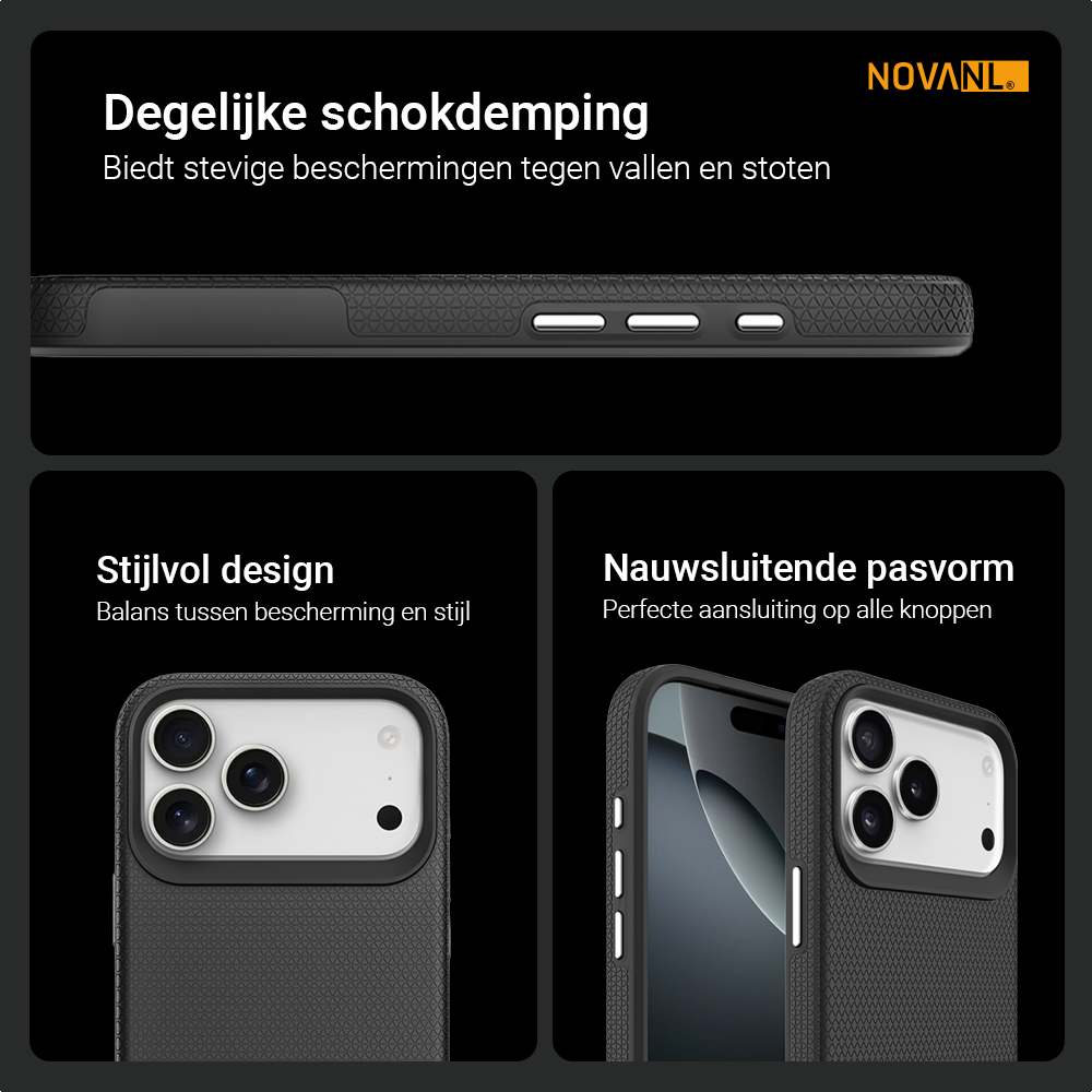 NovaNL GripArmor – am iPhone, Vorderseite