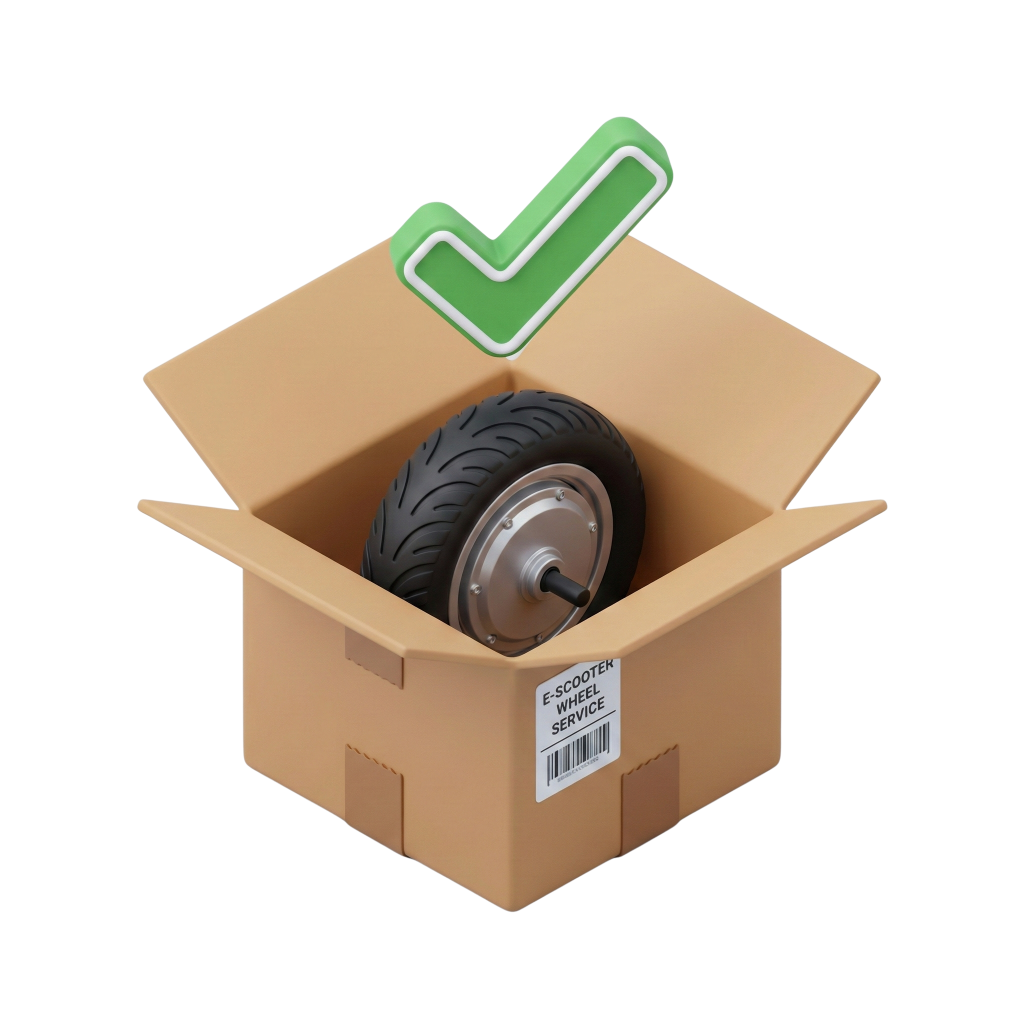 E-Scooter Reifen Montageservice Wechsel (Nur Rad einsenden)