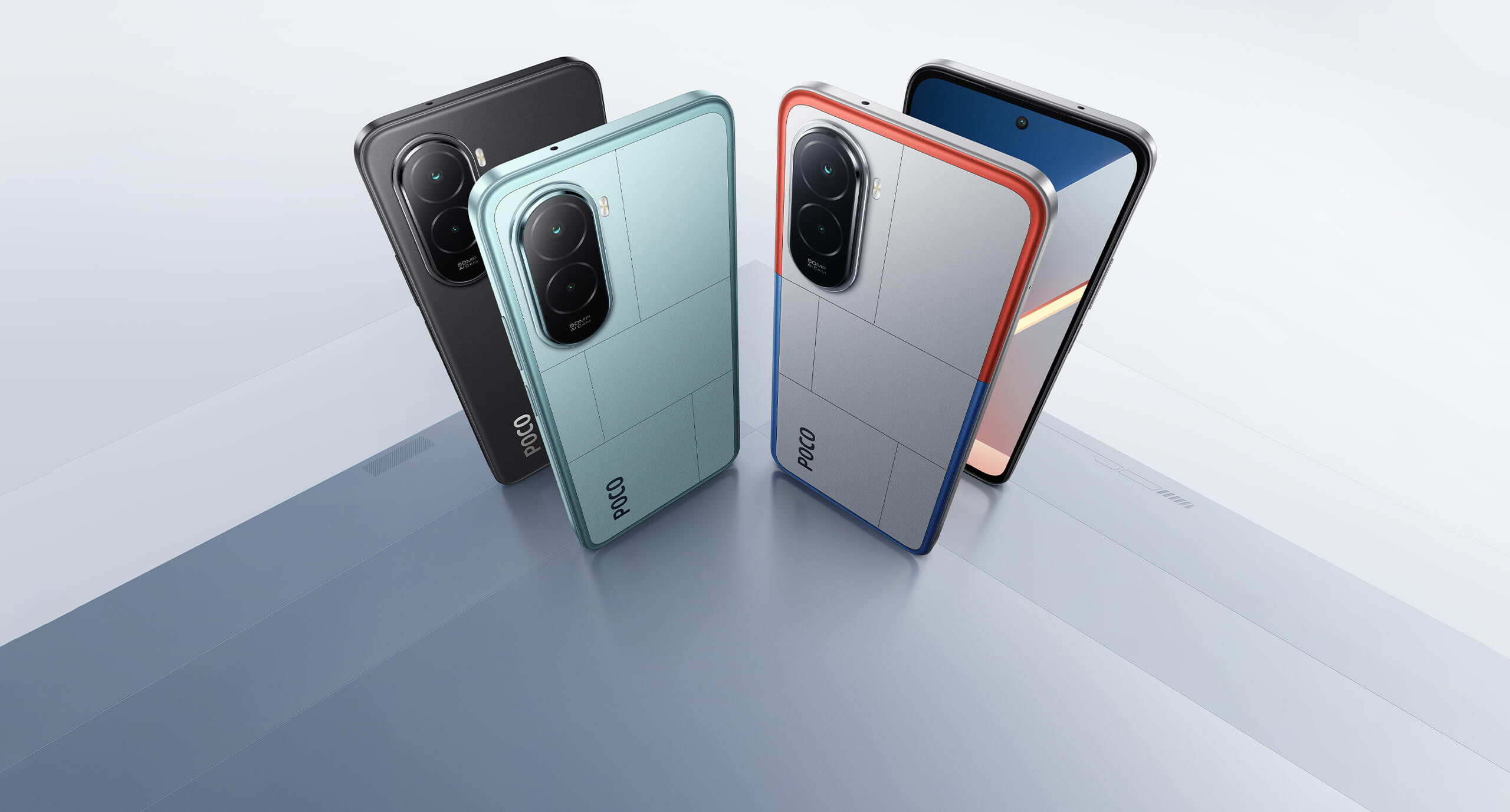 POCO M7 Smartphone Vorder- und Rueckseite