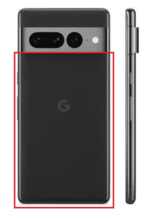 Google Pixel 7 Pro Rückseite Reparatur (Original)